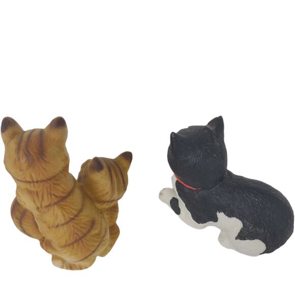 Vintage 80s Set of 2 Ceramic Cat Figurines, Tabby Kittens, Schmid Gordon Fraser - Picture 7 of 7